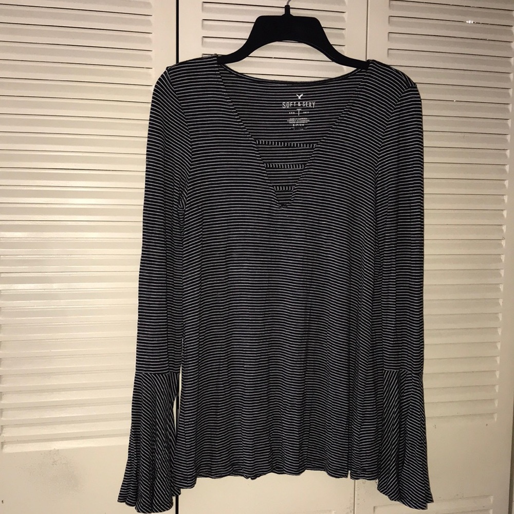 American Eagle Outfitters Striped Long Sleeve